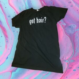 Got Hair? We Do! Hairstylist t-shirt juniors size medium